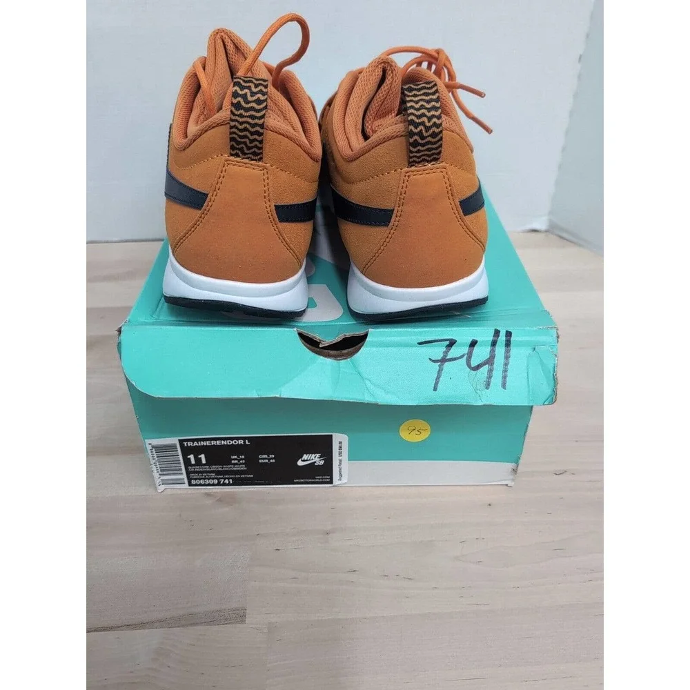 NIB NIKE SB Trainerendor L Sunset Orange 806309 741 SIZE 11‎